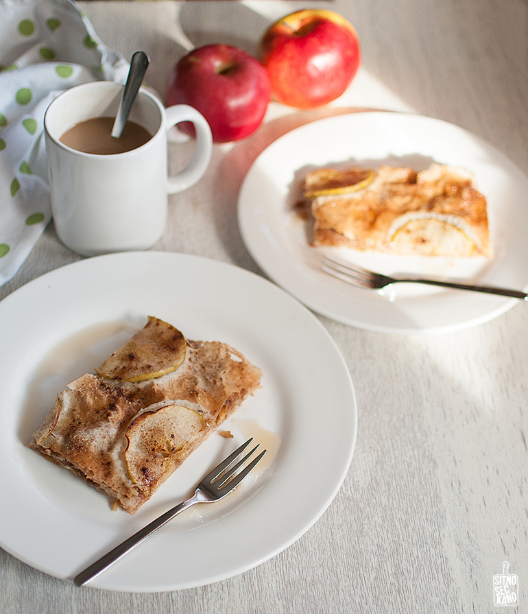 Crisp apple tart / Sitno seckano