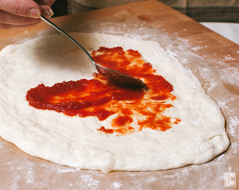 pizza dough | sitno seckano