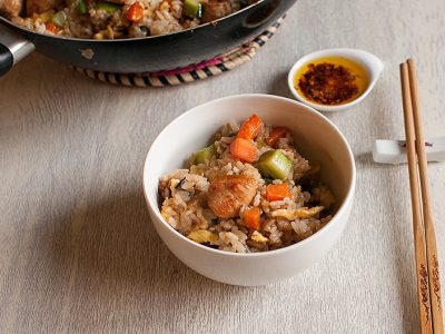 Chinese chicken fried rice | Sitno seckano