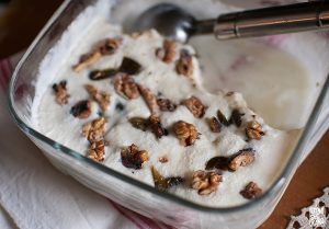 Green fig walnut ice cream | Sitno seckano