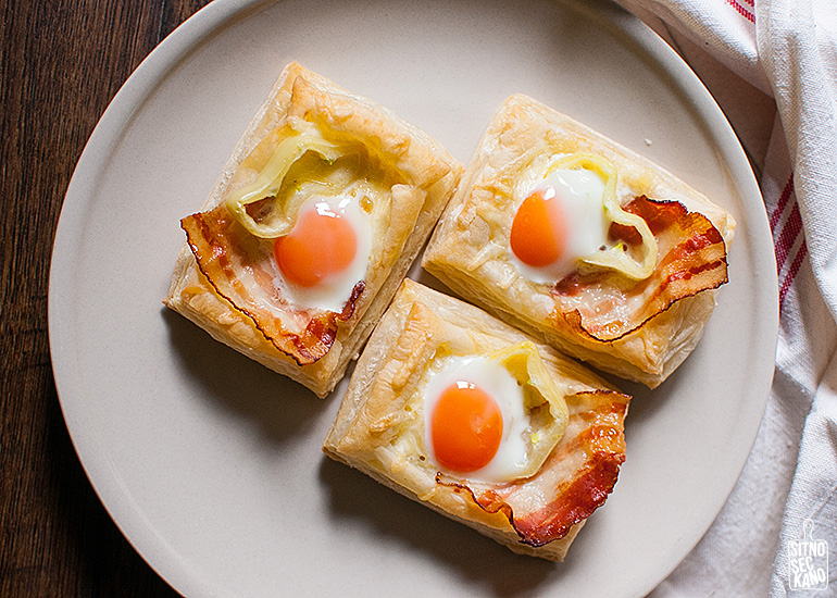 Quail egg tarts | Sitno seckano