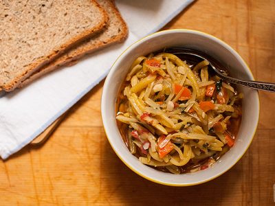 Yellow beans stew | Sitno seckano
