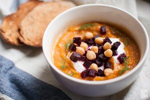 Sweet potato red lentil soup | Sitno seckano