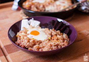 Spicy eggs and quinoa bake | Sitno seckano