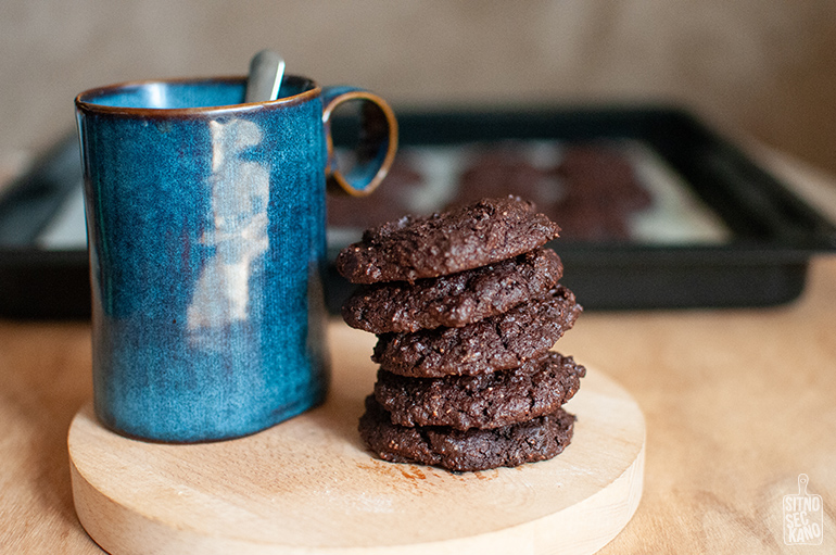 Chocolate aquafaba cookies | Sitno seckano